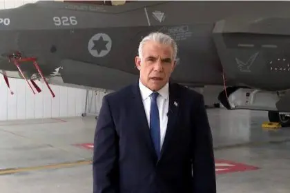 Lapid Threatens Iran Relying on F35s