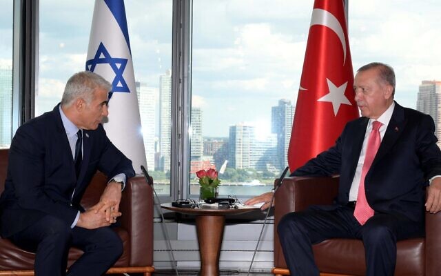 Meeting between the Prime Minister of Israel and the President of Turkey