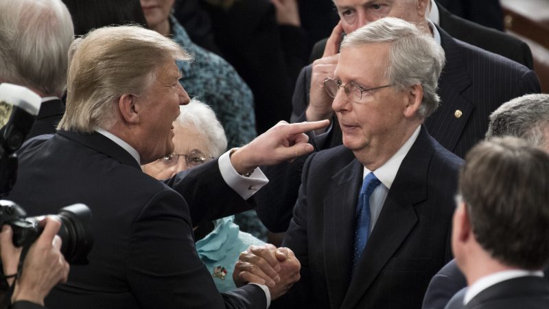 Unprecedented Attack by Trump on Republican Senate Leader