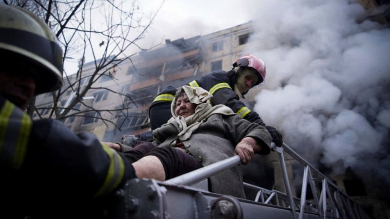 Destruction and Silence Have Enveloped Kyiv