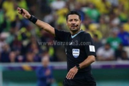 Referee's Black Armband in Memory of Iran's Victims