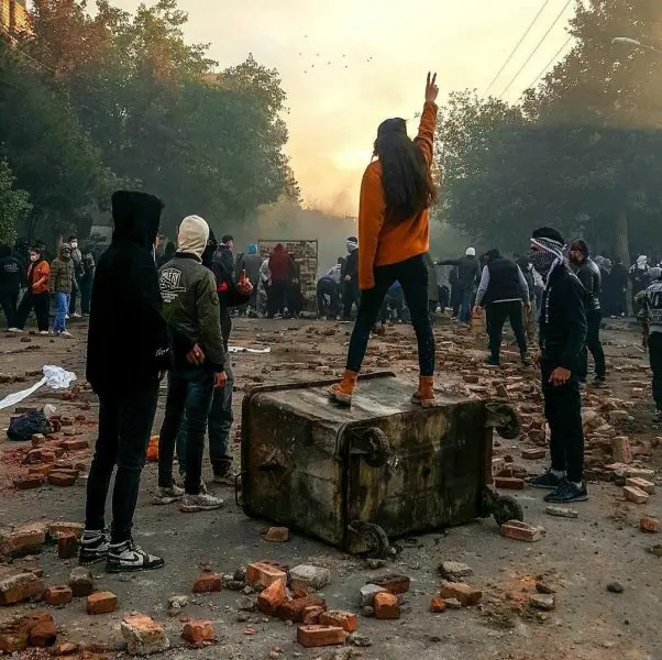 Publication of Bukan Protest Photos in Middle East Images Agency