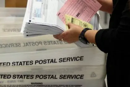 Hands are trembling in the voting areas in America