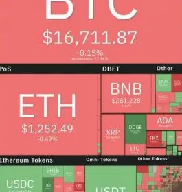 Bitcoin Price Remains in the 16,000 Dollar Range