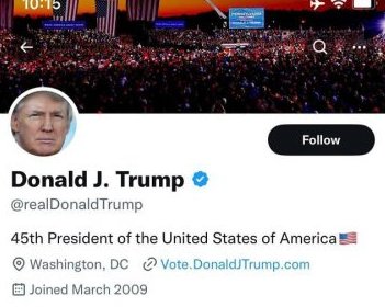 Trump's Twitter Account Reactivated