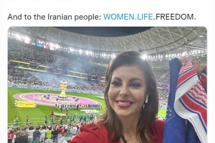 Morgan Ortagus, Trump's Administration Spokesperson, Tweets for the People of Iran: Woman, Life, Freedom