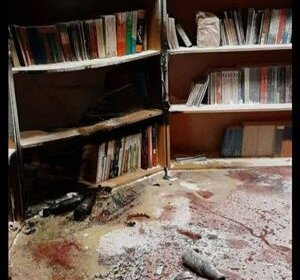 Student Basij Office at Tehran North Azad University Set on Fire