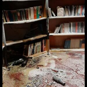 Student Basij Office at Tehran North Azad University Set on Fire