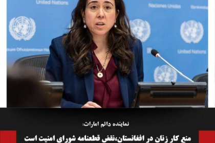 UAE Permanent Representative: Banning Women from Working in Afghanistan Violates UN Security Council Resolution