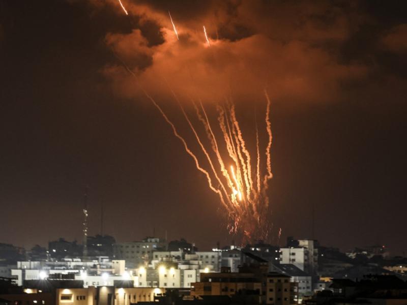 Rocket Fired from Gaza Strip in Response to Israeli Attack on Nablus