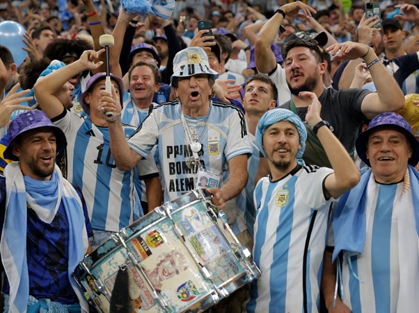 Argentinians are the best fans of 2022 worldwide