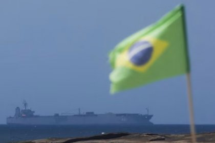 Two Iranian warships docked in the port of Rio de Janeiro, Brazil