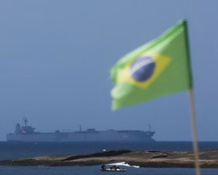 Two Iranian warships docked in the port of Rio de Janeiro, Brazil