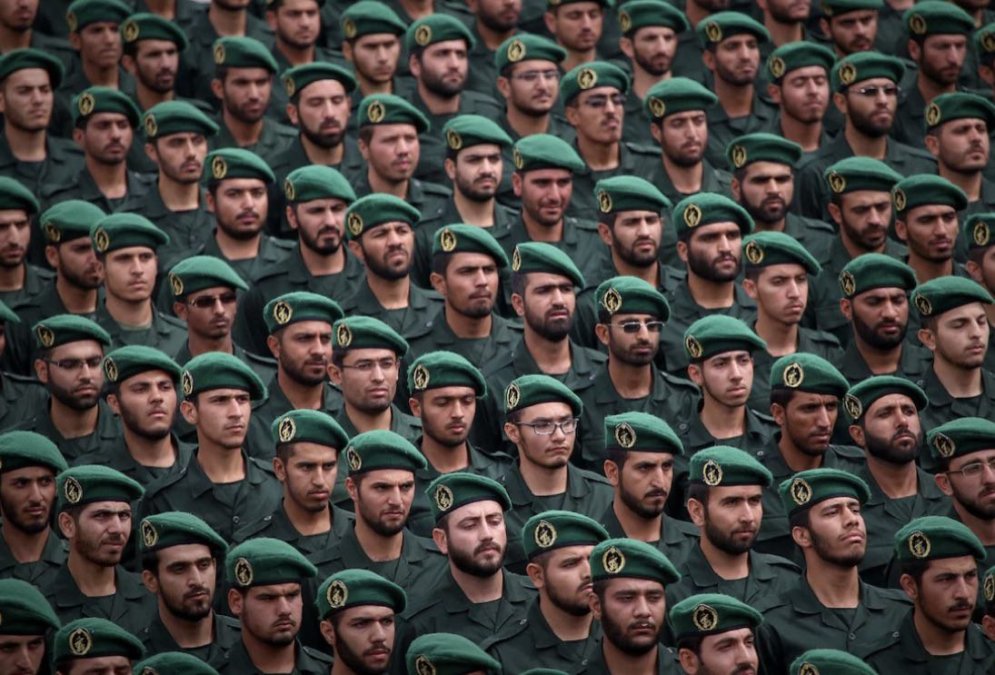 The Revolutionary Guards in the position of ISIS or the army