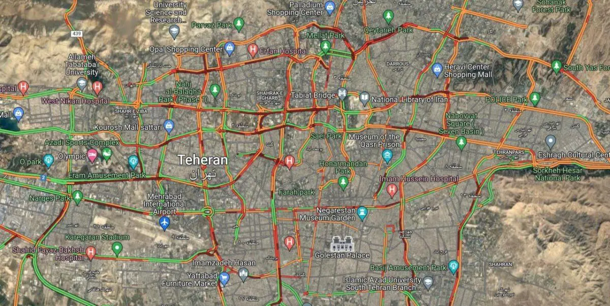 Tehran is Gridlocked, Municipality Claims All Roads Are Open