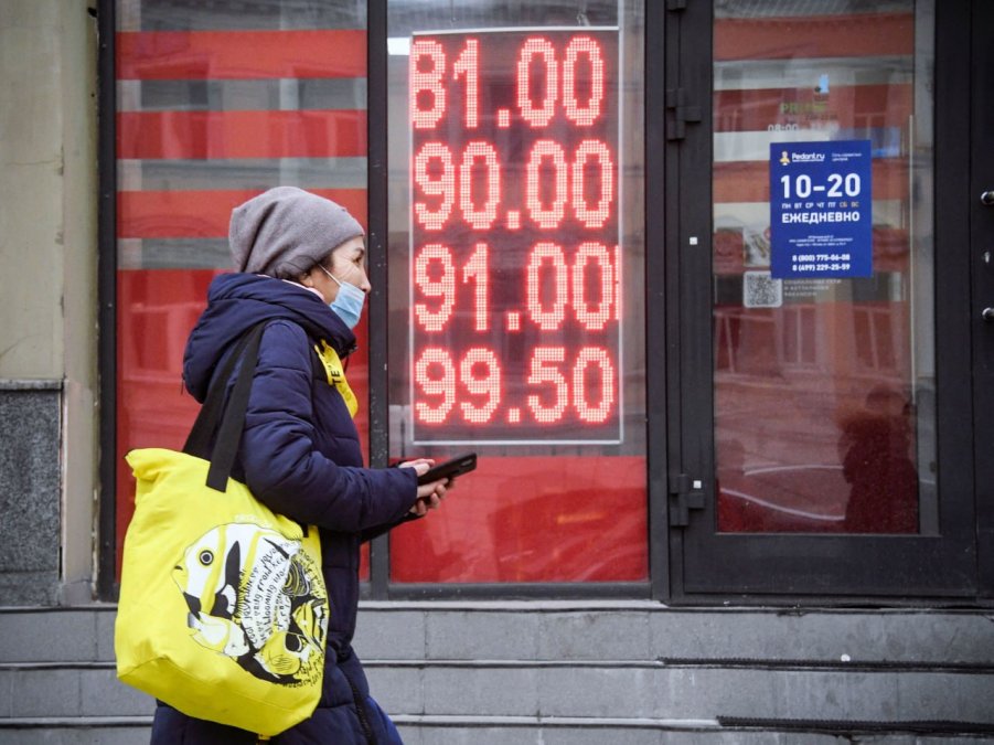Russia's economy has shrunk less than expected