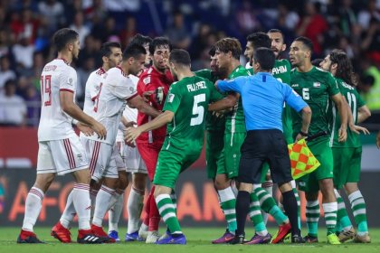 The game between Iran and Iraq ended in a draw