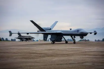 Collision Between Russian Fighter Jet and American Drone
