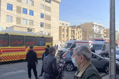 Female students from a school in Tehransar were transferred to the hospital following a series of poisonings