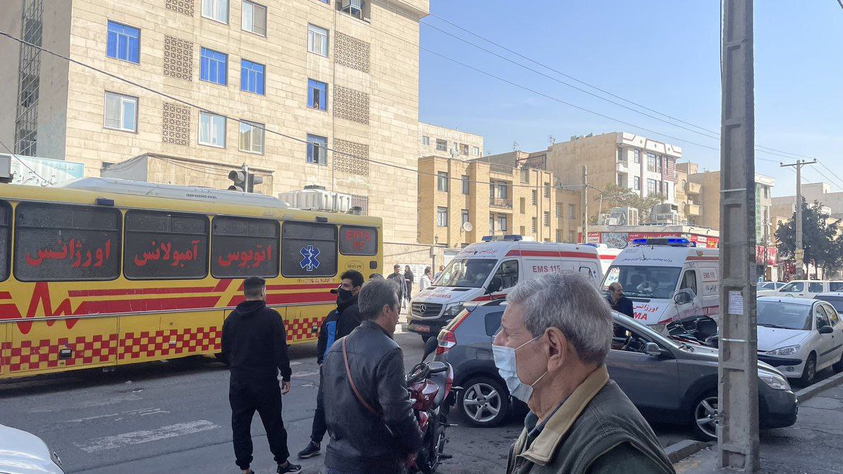 Female students of a school in Tehran transferred to hospital following a mass poisoning incident caused by a TV series