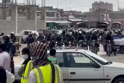 Security Forces Attack Protesters in Zahedan