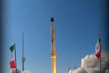 Launch of Nahid 1 Satellite with Qaem 100 Launcher