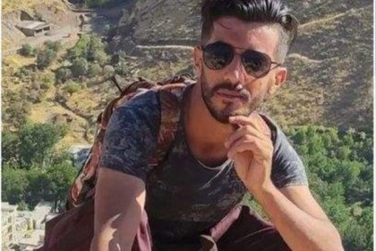 Fardin Rostamnejad, a 25-year-old Kurdish porter, paralyzed