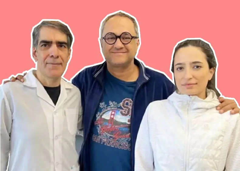 Publication of Negar Javaherian's Unveiled Photo at a Medical Center