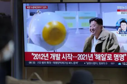 Underwater Drone Test in North Korea