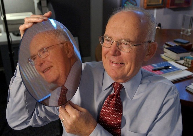Gordon Moore, one of the founders of Intel, has passed away