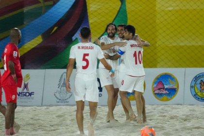 Iranian Beach Football Team Reaches the Finals