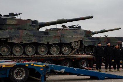 The first series of advanced German tanks entered Ukraine