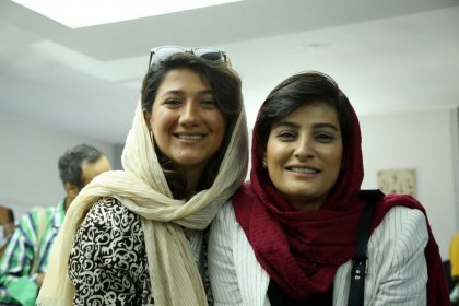 The Harvard University Award was presented to Niloufar Hamedi and Elaheh Mohammadi