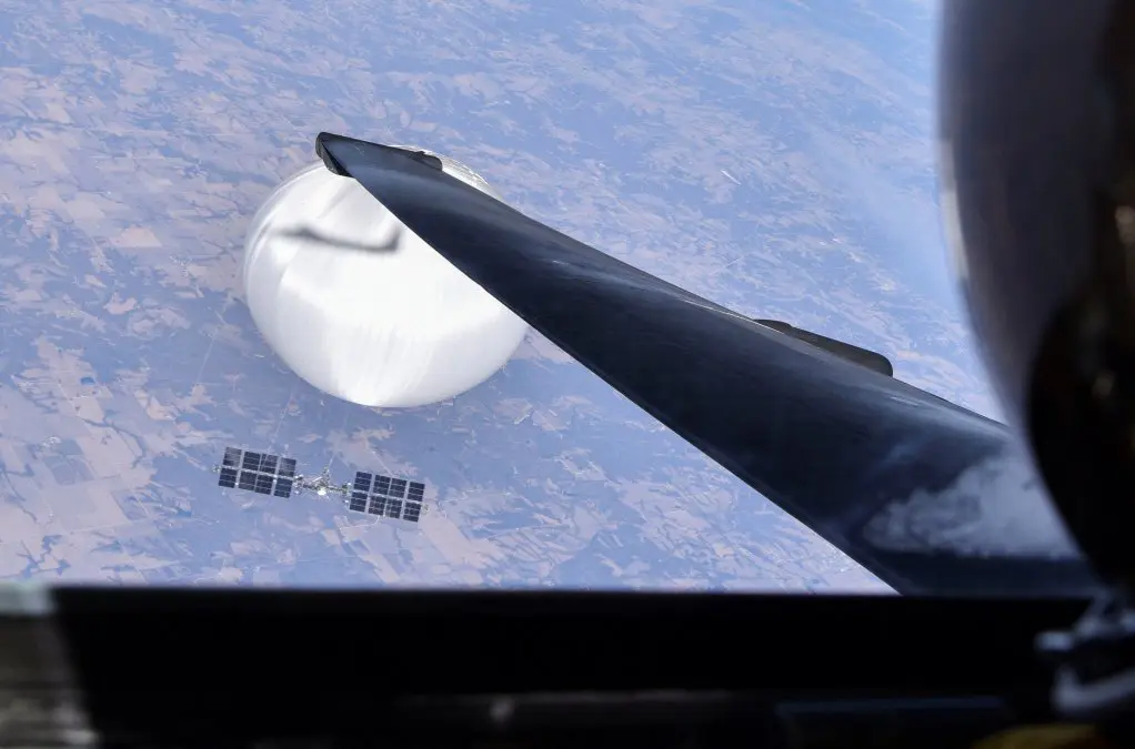 Information Gathering by Chinese Spy Balloon Over America