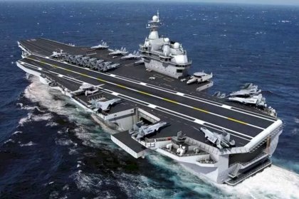 A Chinese aircraft carrier has approached the shores of Taiwan