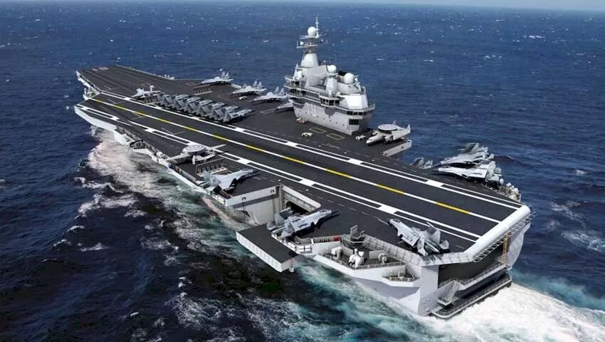 Chinese Aircraft Carrier Near Taiwan's Coast