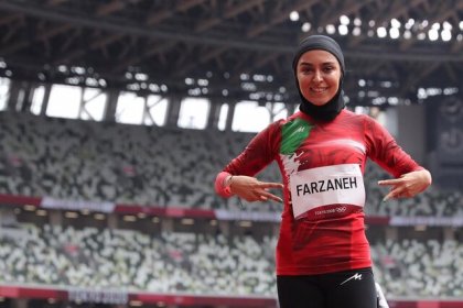 I personally paid a large portion of the coach's salary for Farzaneh Fasih, the champion of track and field