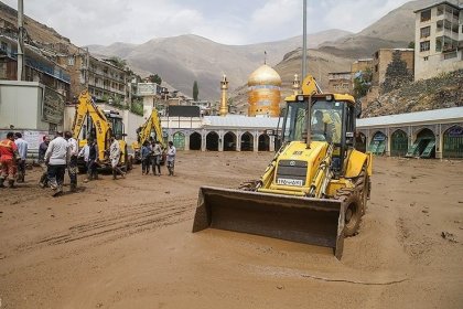 Warning about rain and flood in Imamzadeh Davood