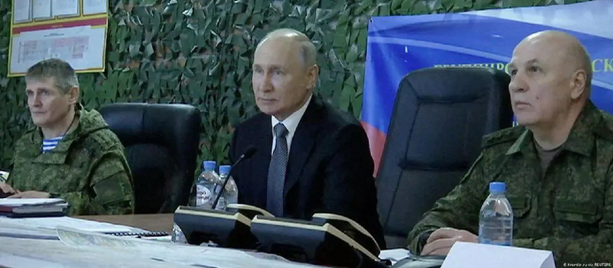 Putin visited Russian military in Kherson