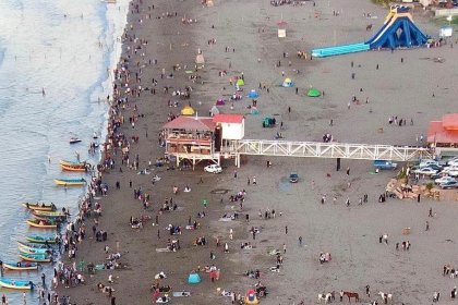 The Caspian Sea has receded up to 100 meters