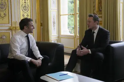 Emmanuel Macron's Meeting with Elon Musk at the Élysée