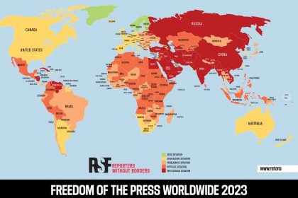 Reporters Without Borders Iran at the bottom of the media freedom list