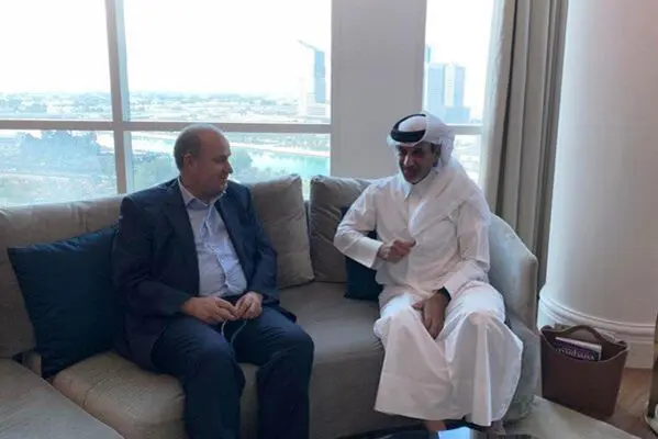 Negotiations between Taj and the AFC Secretary General and the President of the Qatar Federation
