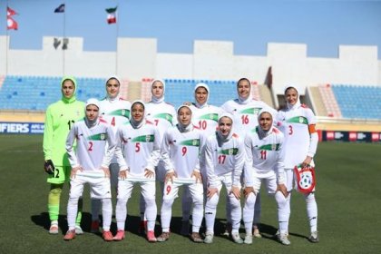 Iranian Girls' Football Team Advances to the Second Round of the Asian Championship