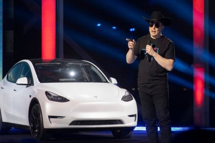 Elon Musk's Tesla breaks record for car sales