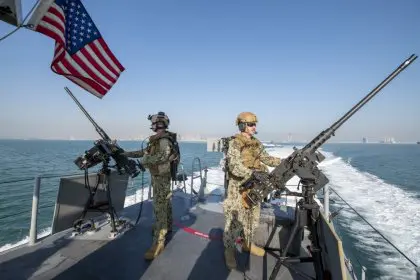 Deployment of Marines on the Decks of Commercial Ships in the Strait of Hormuz