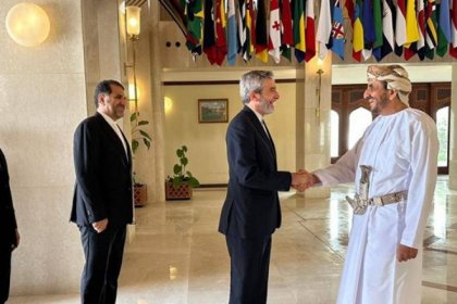 Ali Bagheri, the political deputy of the Minister of Foreign Affairs, went to Oman