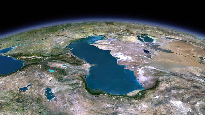 Warning about the shrinking of the Caspian Sea coastline