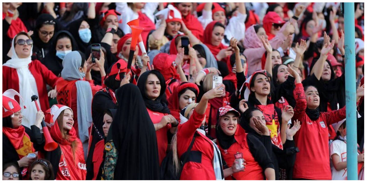 No permit was issued for women to attend the Tractor game in Tabriz