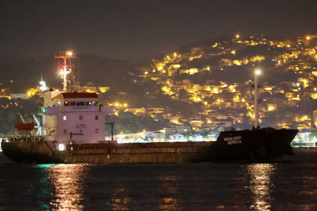 Ukrainian Wheat Ship Departs for Egypt